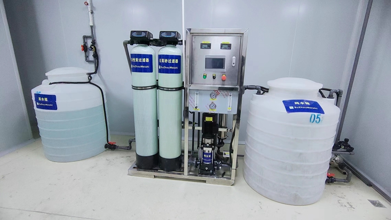 兩套0.5t/H純水設(shè)備